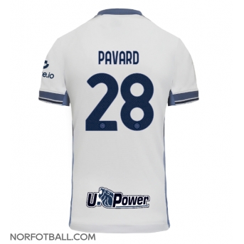 Billige Fotballdrakt Inter Milan Benjamin Pavard #28 Replika Bortedrakt 2024-25 Kortermet